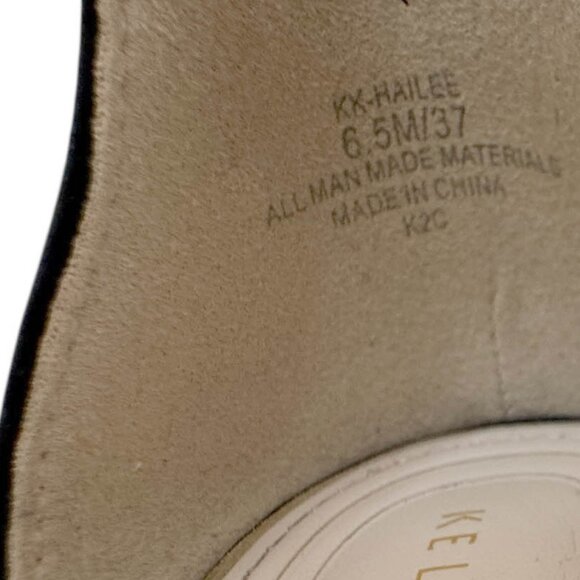 Kelly & Katie Block Heel Black Sandal Size 6.5 - Picture 5 of 9